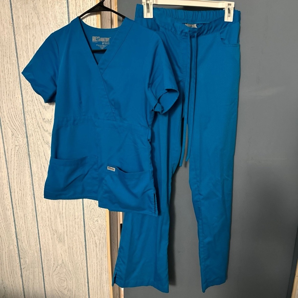 Grey’s Anatomy Blue Scrub Set